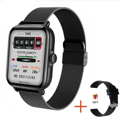 2025 2.01'' Smart Watch Bluetooth Call Play Music Smartwatch Fitness Clock Sport Waterproof Watches for Men Women iPhone Android - Urbizia