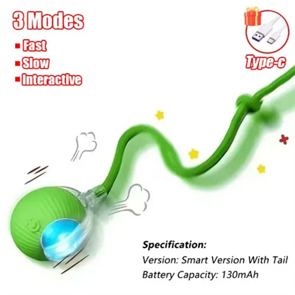 Intelligent interactive cat ball long-lasting and durable easy to clean intelligent obstacle avoidance pet dog toys - Urbizia