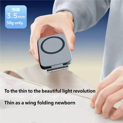 Ultrathin Magnetic Car Phone Holder Adjustable Foldable Anti shake Vehicle Navigation Stand Universal for Car and Desktop