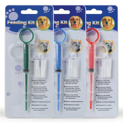 Pet feeding syringe safe and comfortable pet cat dog feeding medicine stick deworming liquid medicine syringe pet supplies - Urbizia