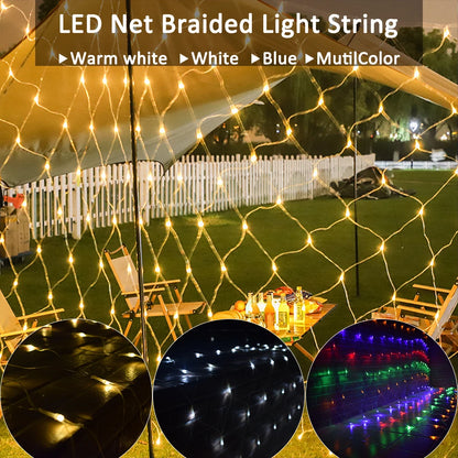 LED Net Lighting String – Outdoor Waterproof Fairy Lights