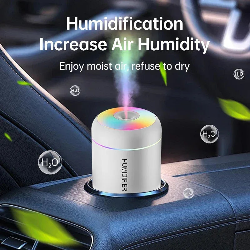Mini USB Air Humidifier & Aroma Diffuser – 180ml - Urbizia