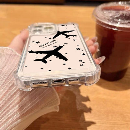 Transparent Travel Map TPU Case for iPhone Series