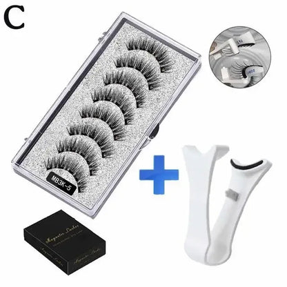 3D Magnetic Eyelashes Kit with Tweezers - Urbizia