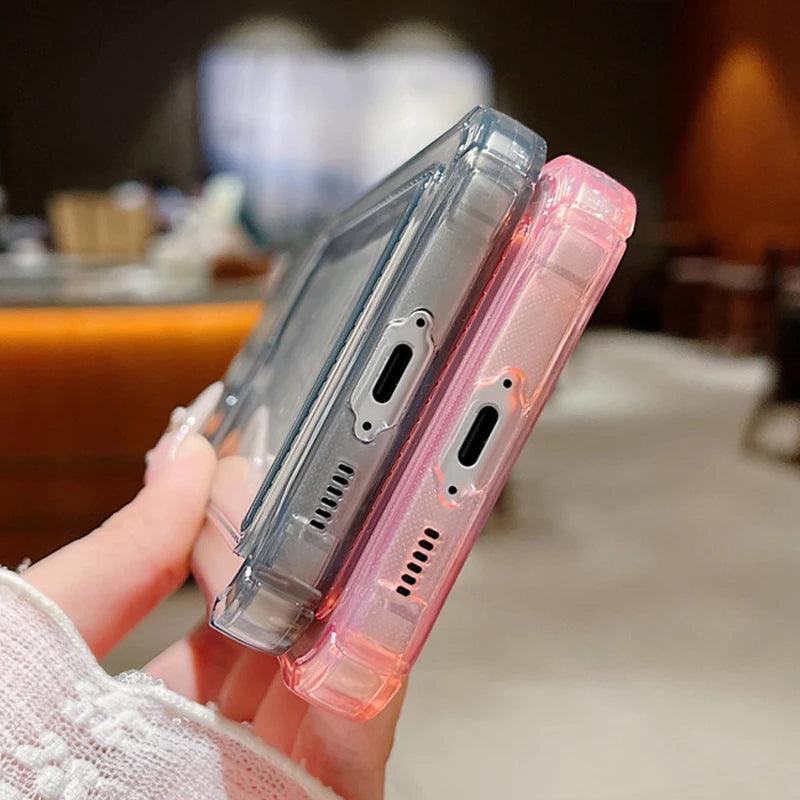 Card Bag Wallet TPU Case for Samsung Galaxy Series