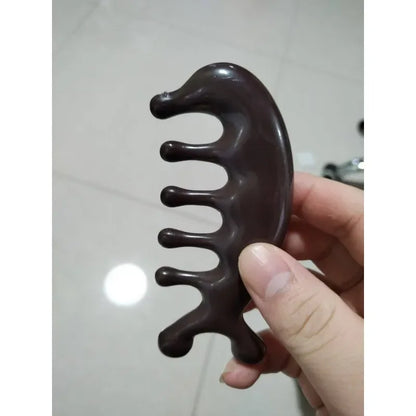 Gua Sha Massage Comb - Large-Toothed Facial Massager for Head, Face, Scalp, and Full Body - Gua Sha Relaxation Tool