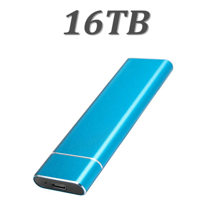 8TB external storage disk USB 3.1 portable solid state drive 128TB large capacity SSD, truly sufficient for laptops/MAC/PC