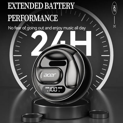 [Official Acer Product] Ohr510 Wireless Bluetooth Headphones Open-Ear Design Comfortable for Wearing Sports Running Fitness Compatible with Mobile Phones Tablets Laptops Multi-Device Compatibility