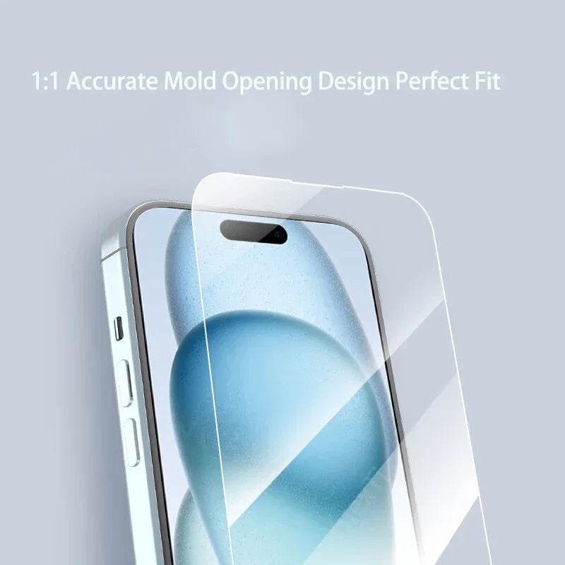 4PCS Full Cover Tempered Glass Screen Protector for iPhone