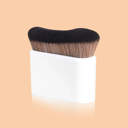 Foundation Brush, 1pcs Plastic Creative	wave Fit Perfectly Cosmetic Brush	at home or On-the-Go - Urbizia