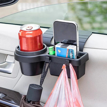 Car Door Window Cup Holder and Storage Tray