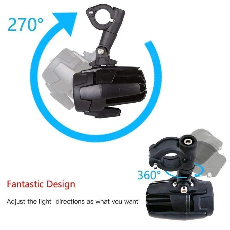 For R1250GS ADV Motorcycle LED Fog Lights F800GS R 1250 GS LC Auxiliary Fog Light Assemblie For Yamaha MT07 MT09 E9 Mark