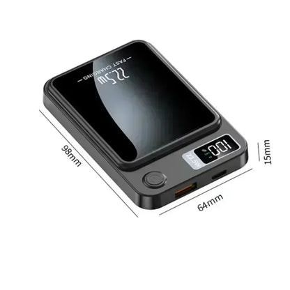 VIVO 500000mAh Magnetic Power Bank PD22.5W Wireless Fast Charging Large Capacity External Battery For iPhone Huawei Samsung
