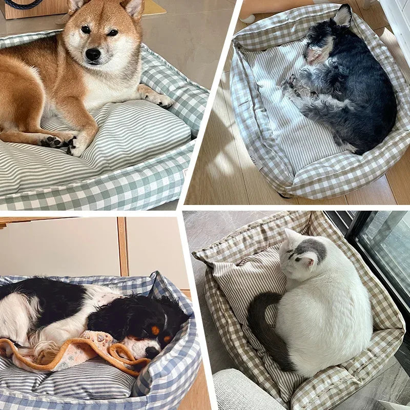 Bed For Dog Cats Puppy House Kennel For Indoor Dogs Small Medium Cat Pet Sofa Sleeping Bed Furniture Pet Supplies Accessories - Urbizia