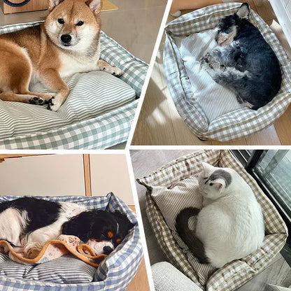 Bed For Dog Cats Puppy House Kennel For Indoor Dogs Small Medium Cat Pet Sofa Sleeping Bed Furniture Pet Supplies Accessories - Urbizia