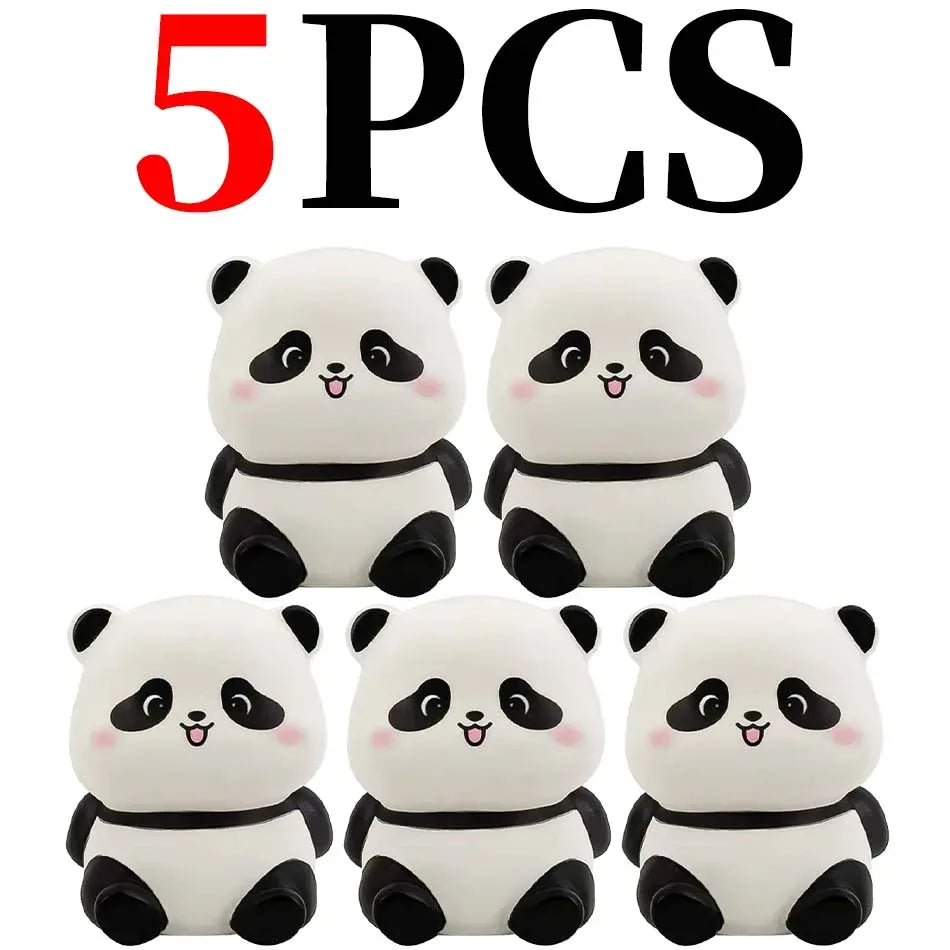 New Panda LED Night Light Living Room Cute Panda Plastic Lamp Bedside Decor Creative Kids Night Light Birthday Gift Decoration - Urbizia