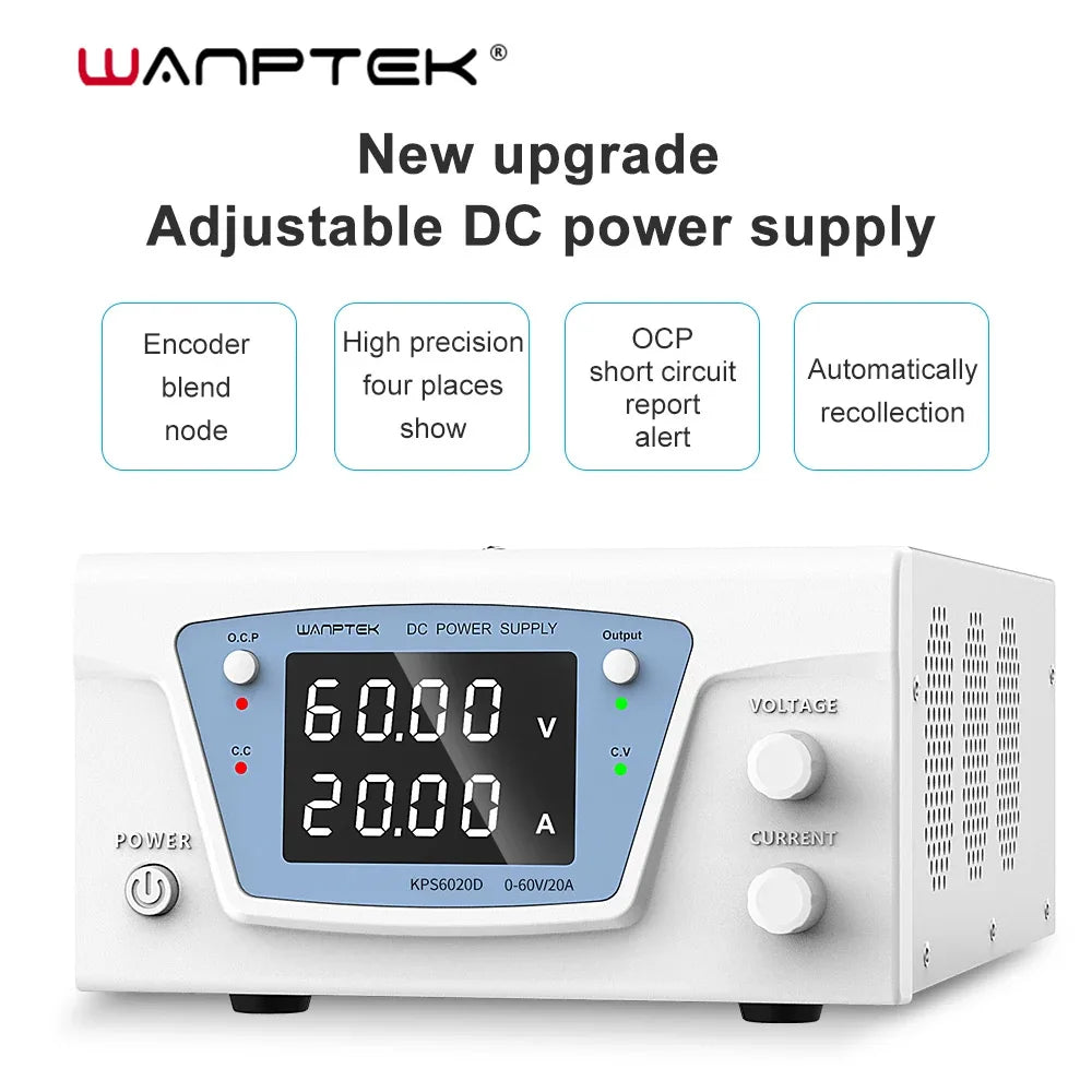 Lab DC Stabilized Power Supply Adjustable Variable Digital Regulated Power Supply 100V 60V 30V 15V 10A 20A 40A 60A Bench Source