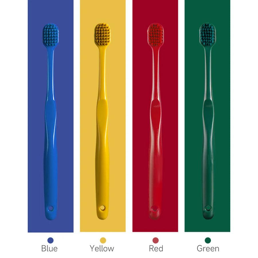 Four colors New Volcanic Charcoal Toothbrush Widen Soft Eco Friendly Portable Fiber bursh Premium Oral Hygiene Care Dropshipping
