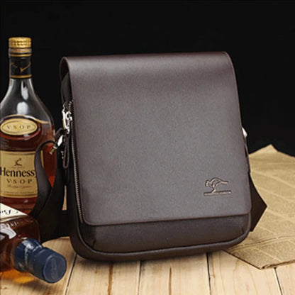 New Luxury Brand Men Shoulder Bag Leather Classic Men Bag Vintage Casual Men Messenger Bag Promotion Business Crossbody Bag Male