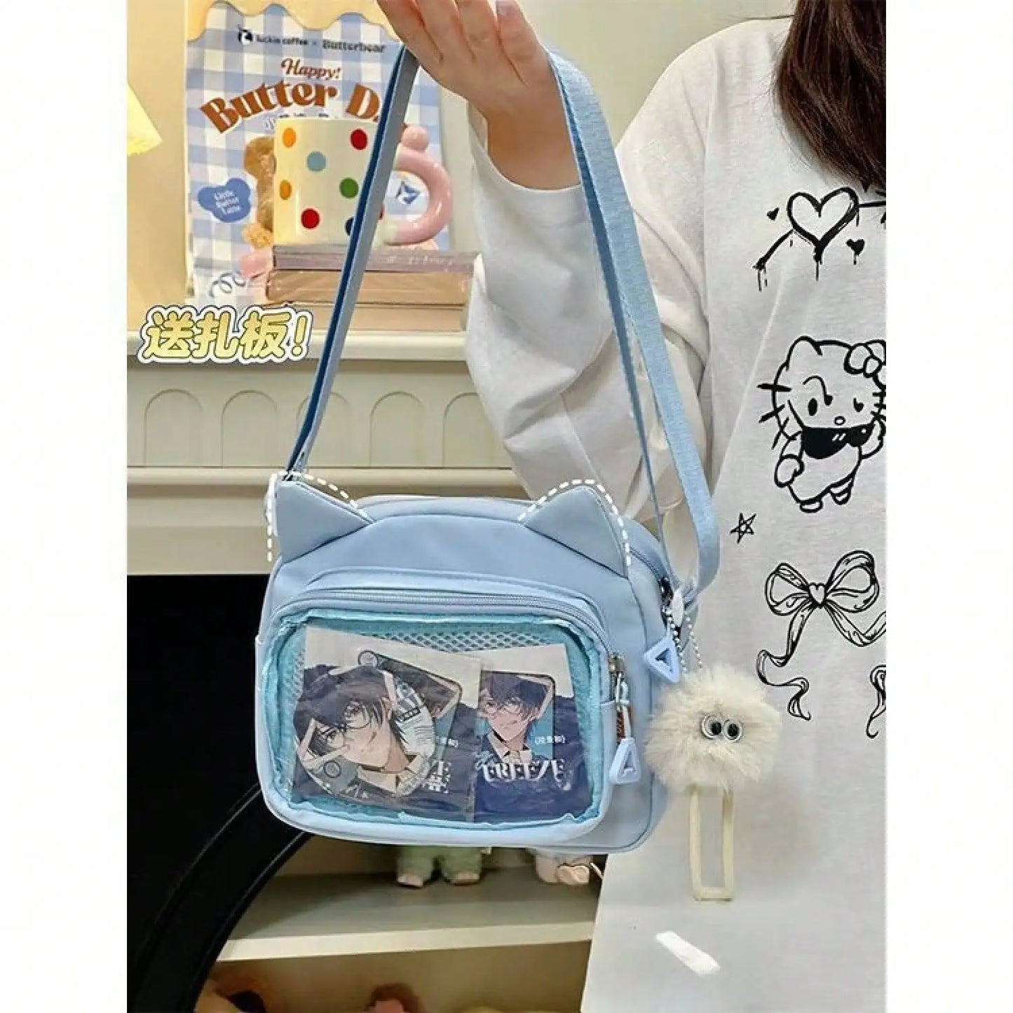2026 New Small Food Bag Ins Style Cute Bar Chi Millet Crossbody Bag Student Bag Small Bag Women's Phone Bag
