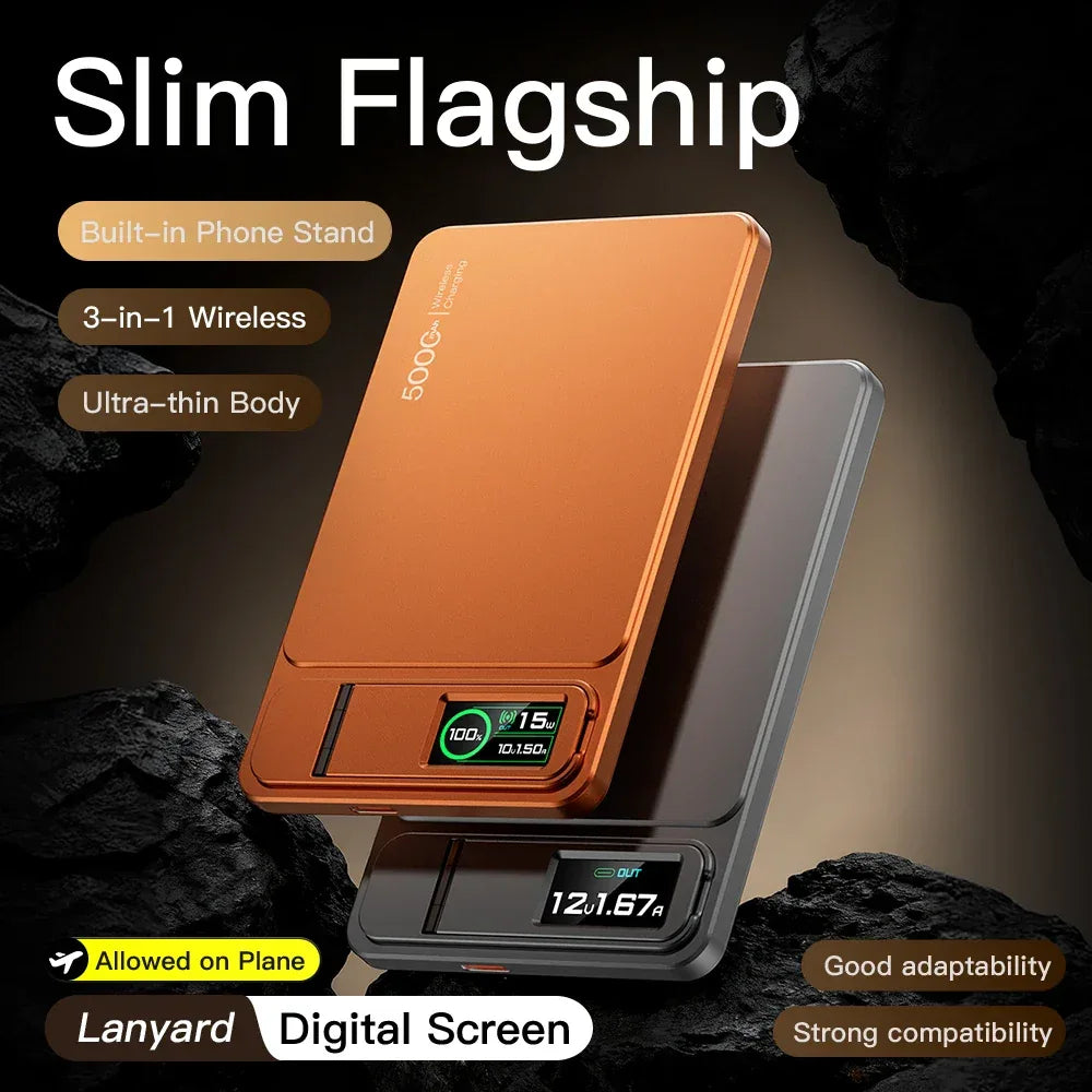 10000mAh MagSafe Slim Magnetic Wireless Power Bank 20W