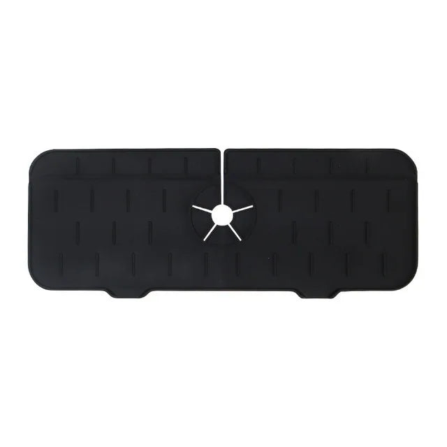 Kitchen Faucet Absorbent Mat Silicone Sink Splash Guard Water Draining Pad Countertop Protector Table Cushion Place Mat Bathroom