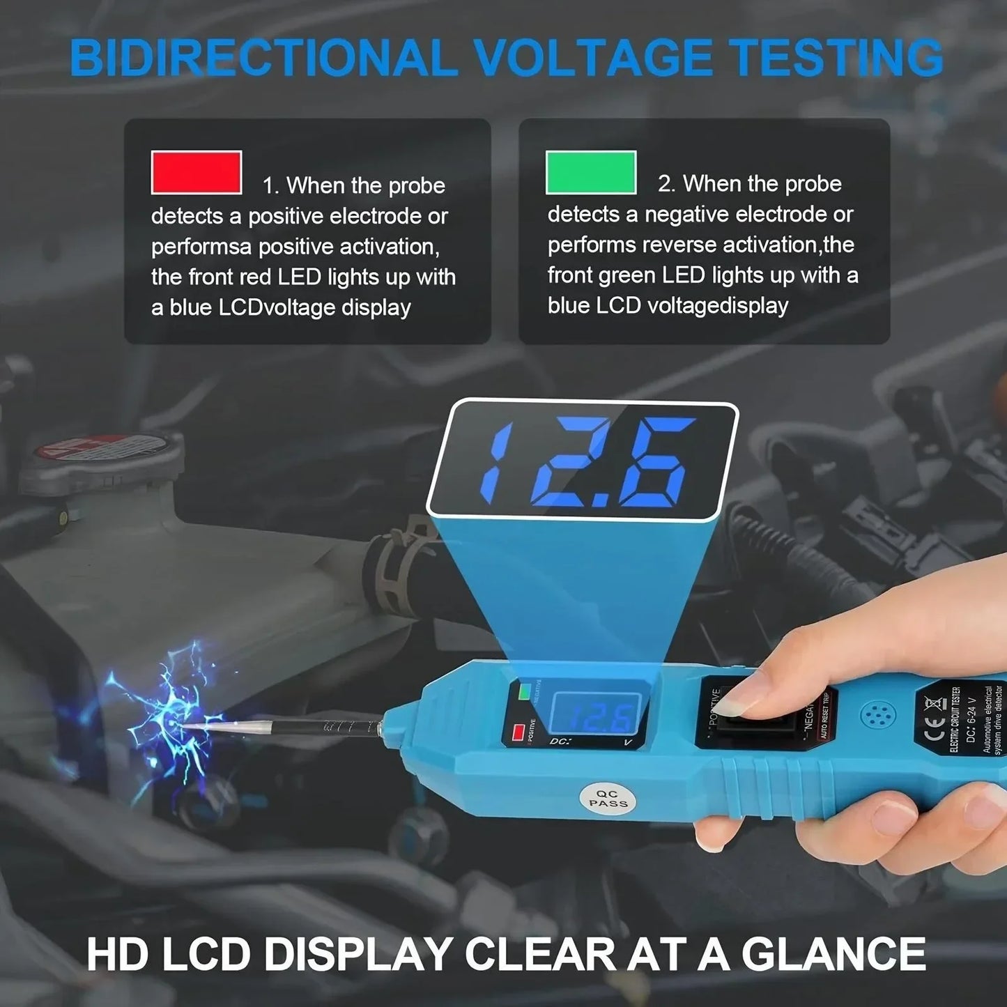 Automotive Diagnostic Tool Short Open Circuit Finder Cable Tracker Digital Wire Tracer Car Electrical Circuit Breaker Tester Locator Professional Breakpoint Fault Diagnosis Device for Truck Vehicle Electrical System Repair Ma