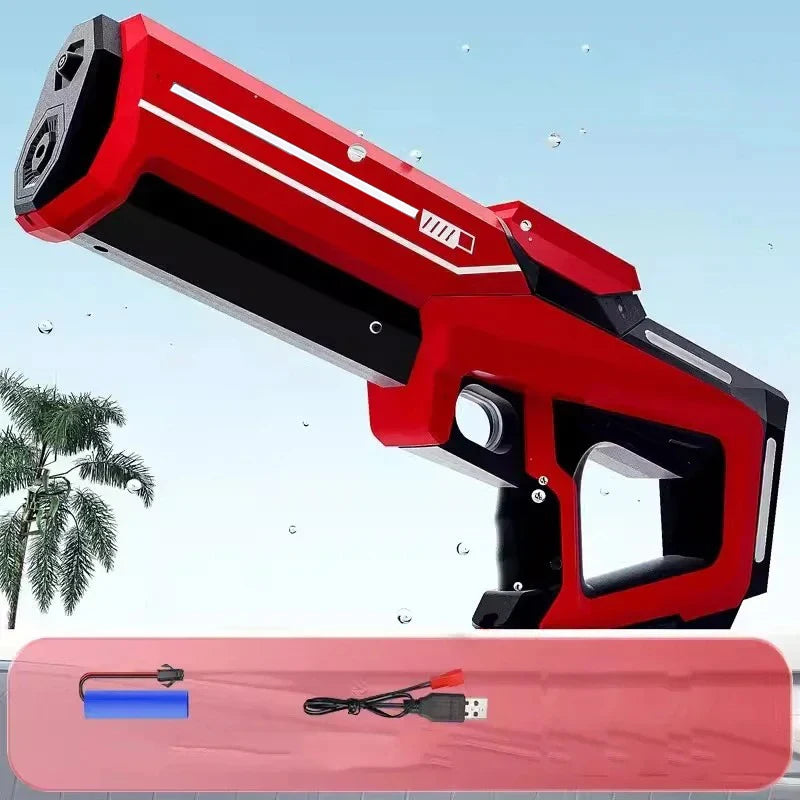 43cm Electric Water Guns For Adults Powerful Squirt Automatic Water Suction Water Blasters Summer Outdoor Beach Toy For Kid Gift