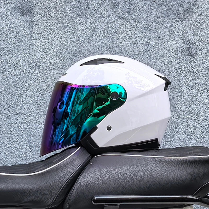 Motorcycle Helmet Male Female Four Seasons capacete para motocicleta cascos para moto Double Lens