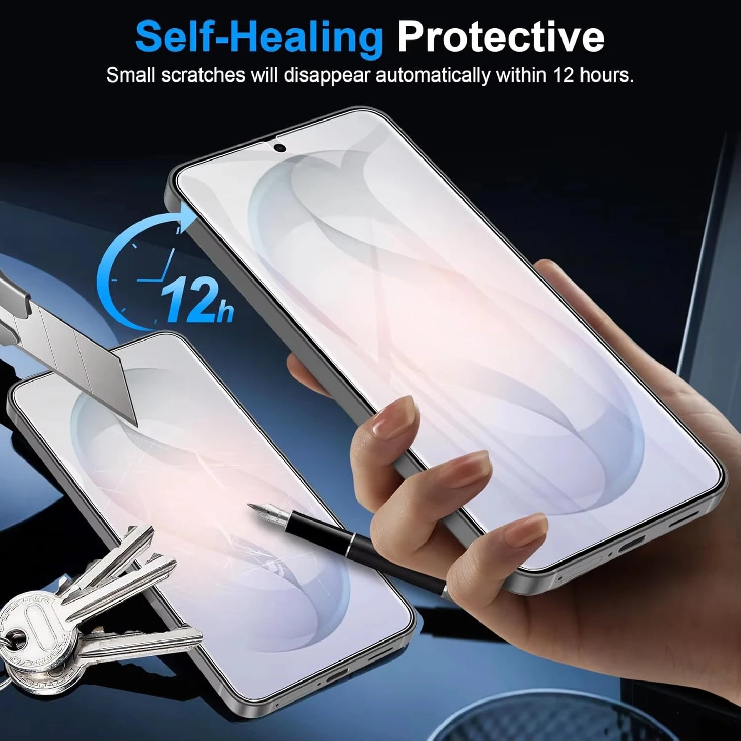 1-4Pcs Anti Fingerprint Hydrogel Film For Samsung Galaxy S26 Plus S26 Ultra S25 S24 S23 S22 S21 S20 FE S 26 26+ Screen Protector