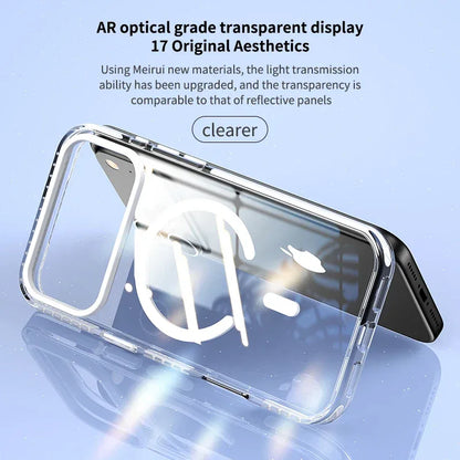MagSafe Clear Case with PE Striped Border for iPhone