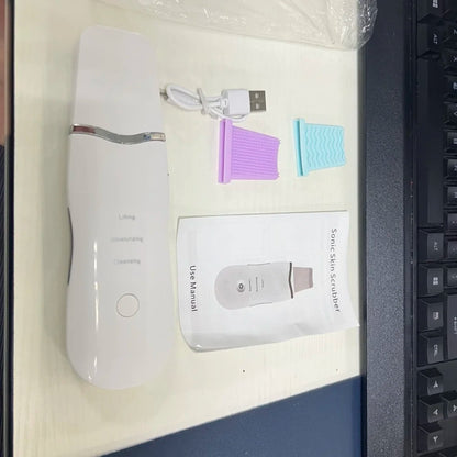 Vibration Face Skin Scrubber Blackhead Remover Tool