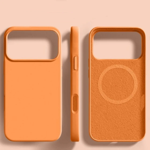 For iPhone 18 17 Pro Max 16 Plus Luxury Magsafe Magnetic Liquid Silicone Frame Phone Case For iPhone 15 14 13 Protective Cover