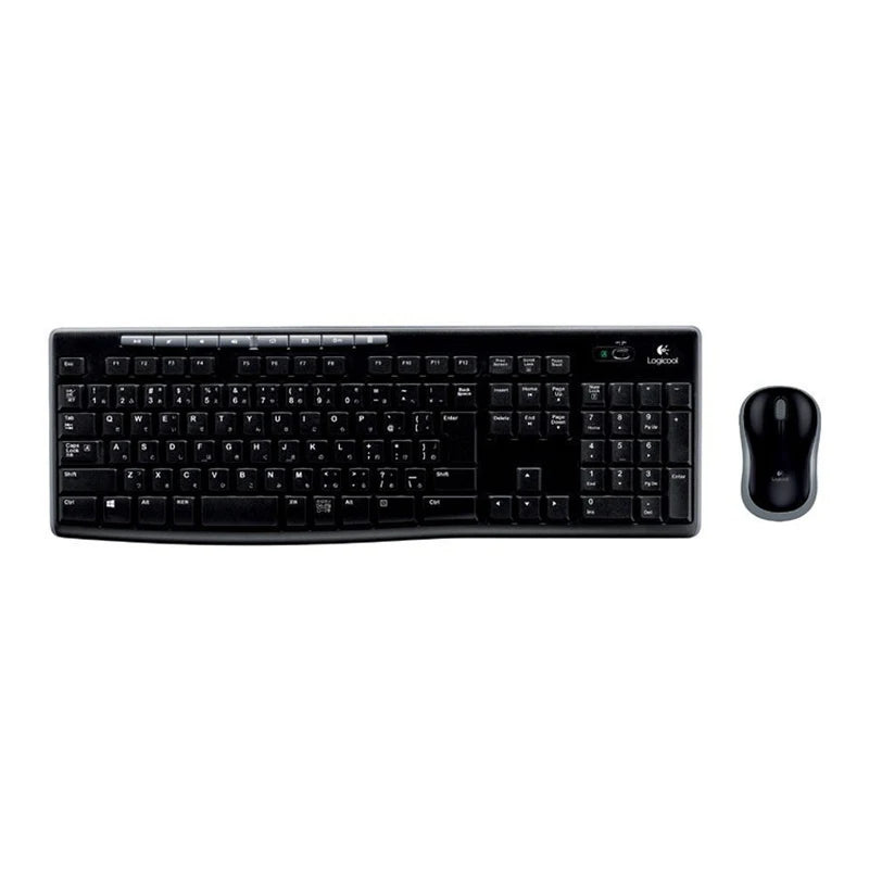 Logitech MK270 Wireless Keyboard and Mouse Suit Laptop Wireless Office Keyboard Full Size with 2.4G Receiver