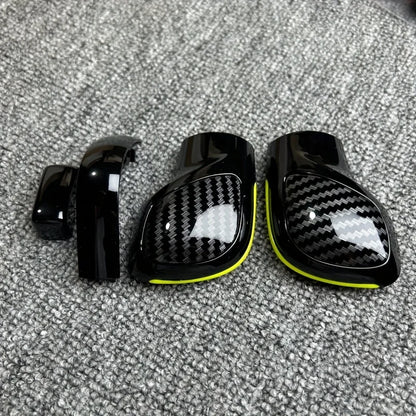 Shift Knob Gear Side Cover Emblem for VW Golf 6 7 R GTI Passat B7 B8 CC R20 Jetta MK6 GLI
