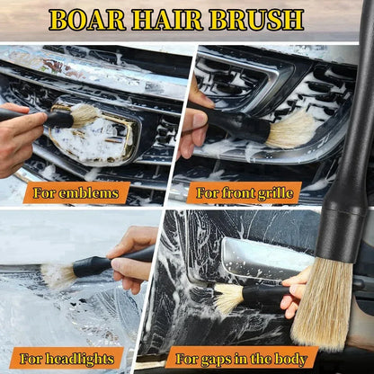 Car Detailing Brush Set – 4-5 Pieces - Urbizia