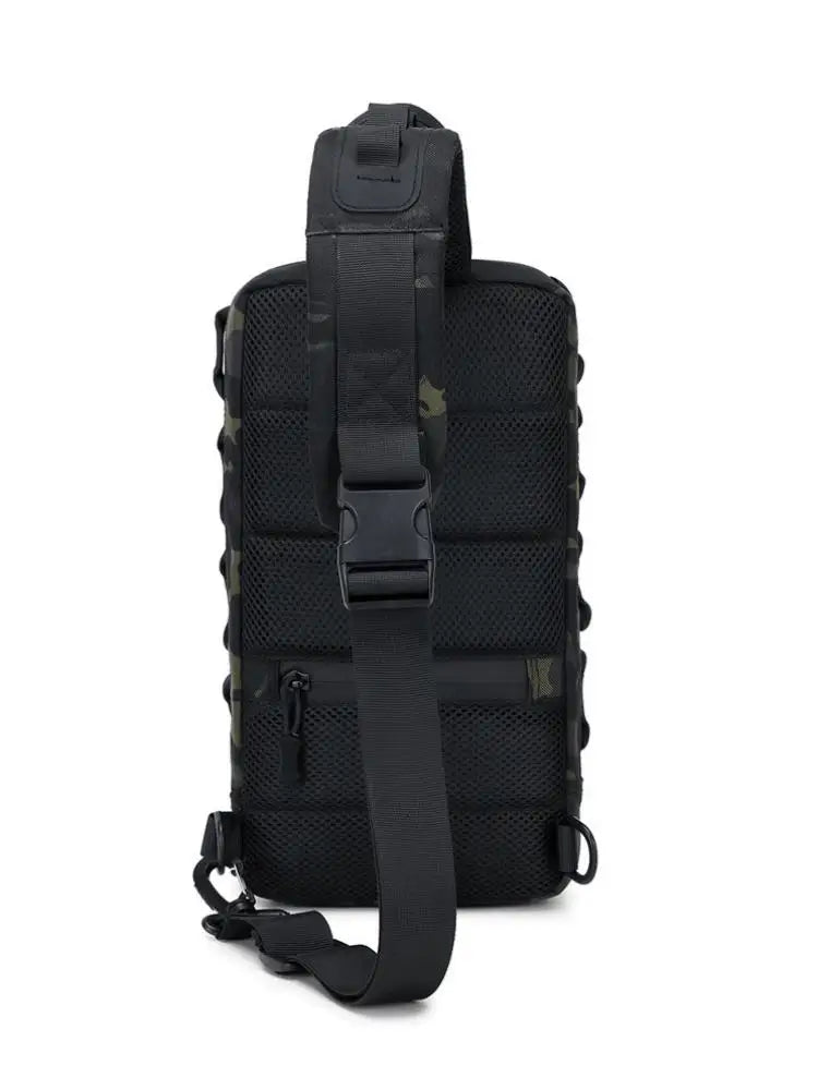Homefish New Outdoor Tactical Chest Bag Sling Shoulder Backpack EDC Crossbody Bag For Daily Commuting Outdoor Sports