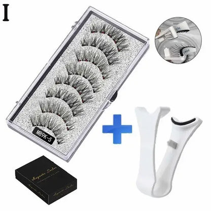 3D Magnetic Eyelashes Kit with Tweezers - Urbizia