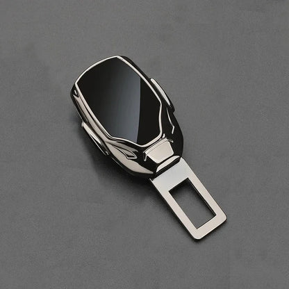 2Pcs Car Seat Belt Clip Extender Alloy Safety Seatbelt Lock Buckle Plug Insert Socket Extender Safety Buckle For Tesla Porsche