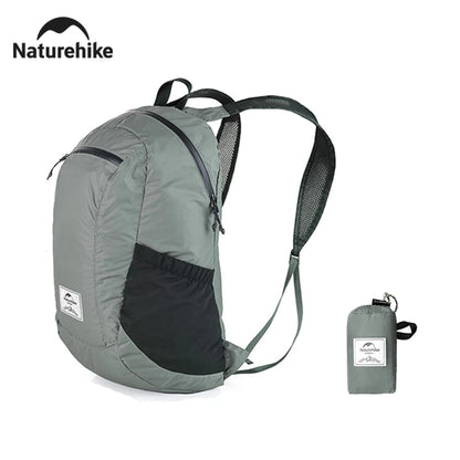 Naturehike 18L Camping Backpack Portable Ultralight Waterproof Nylon Bags Man Outdoor Foldable Sports Travel Hiking Backpack