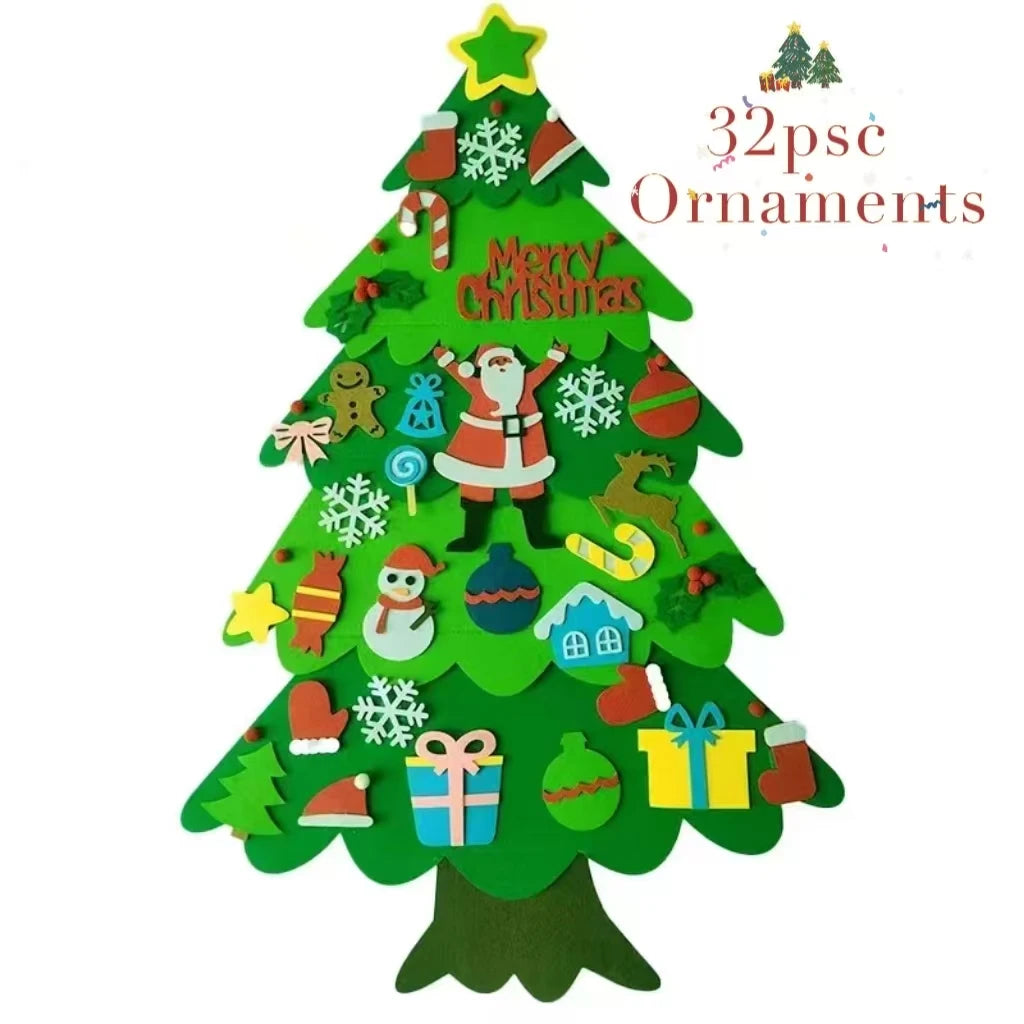 DIY Felt Christmas Tree Kit – Kids’ Holiday Activity Set