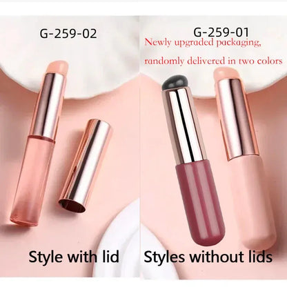 Nail Art Silicone Brush Reusable Mirror Powder Pigment Applying Manicure Tool Gradient Effect Nail Arts Silicone Applicator