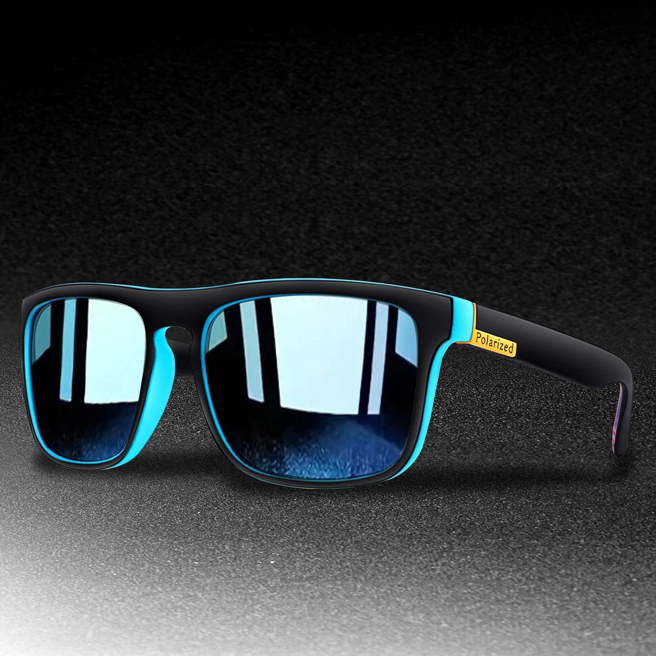 Retro Square Polarized Cycling Sunglasses UV400 Unisex