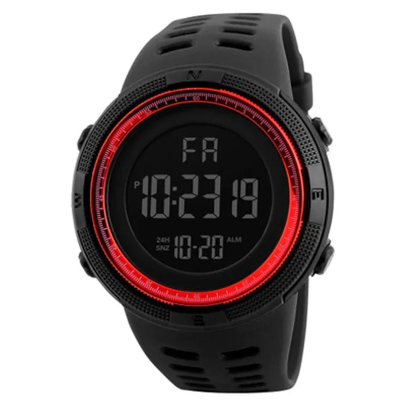 Electronic Watch For Mens Military Sports Watches Luminous Multifunction LED Digital Wristwatch for man kids Boy Student Teen - Urbizia
