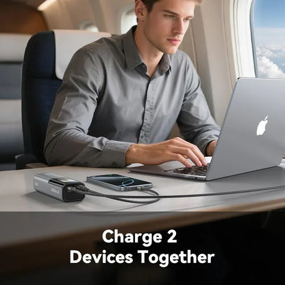 KUULAA Power Bank 14000mAh Portable Charger 100W PD Fast Charging External Battery PowerBank for Macbook for iPad Laptop Notbook