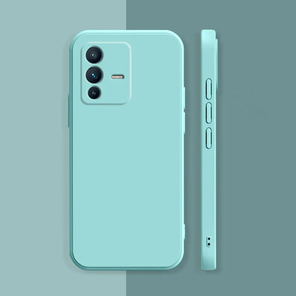 Soft Square Liquid Silicone Case for VIVO V23 Pro V23E V23Pro 5G Luxury Original Camera Protection Couples Cover Ultrathin Funda
