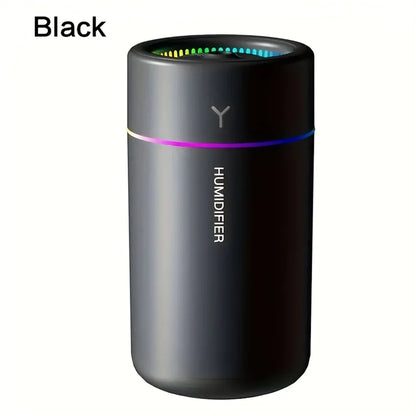 1pc Car Humidifier Colorful LED Aromatherapy Humidifier Silent Ultrasonic Air Aromatherapy Machine Suitable for Bedroom Office - Urbizia