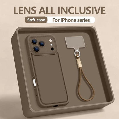 Wrist Strap Lanyard TPU Case for iPhone Series