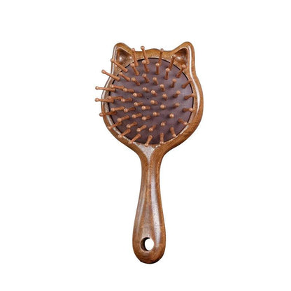 Wooden Scalp Massage Comb for Relaxation & Care