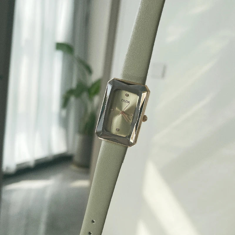 CILOA Women's Retro Watch Women's Light Luxury Niche Art High-End Watch Women's Ladies Brand Authentic
